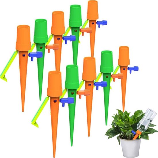AQXONG Tuinirrigatiesysteem, 50m 20m Automatische druppelirrigatieset, 297-delige druppelirrigatieset, Automatische bewateringsset Geschikt voor tuinen/gazons /moestuinen en boerderijen
