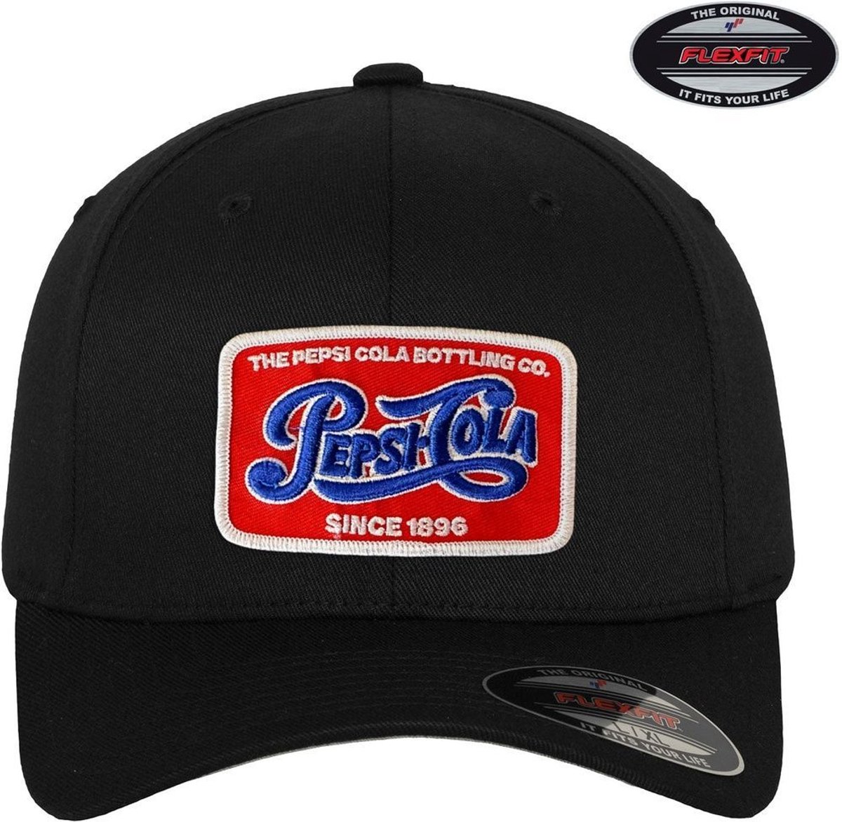 Pepsi Retro Patch Baseball Cap IMG-92-PEPS003-CB29 Black-S/M