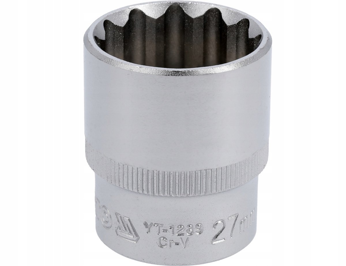 Yato 1/2" 27M 12-Kalt dop, Kort, Crv50bv30, Yt-1