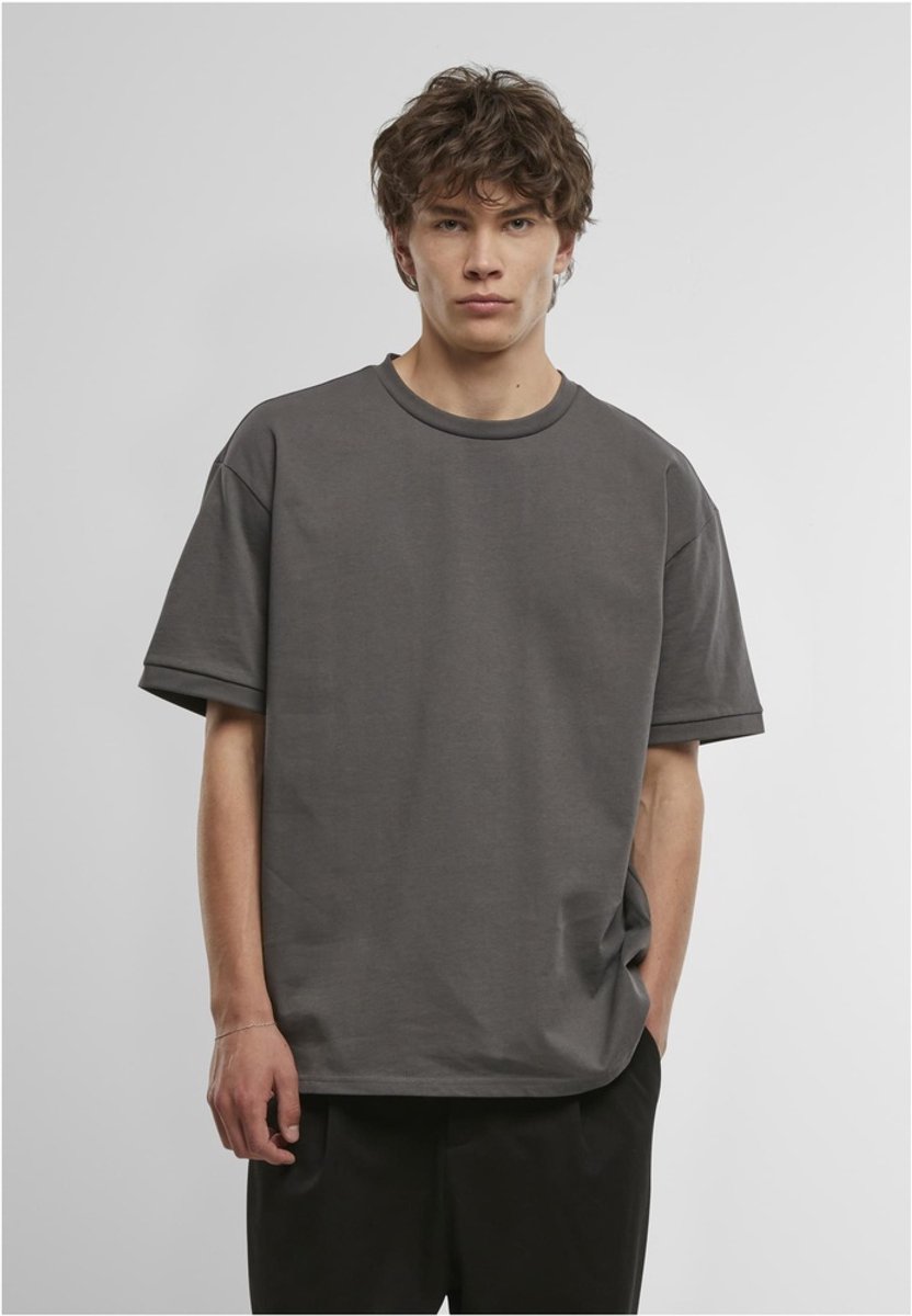 Urban Classics Rib Cuff Heren Tshirt 5XL Grijs