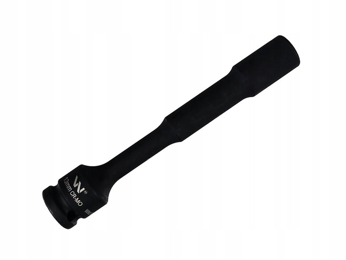 Slagmoerdoppen 1/2" 13mm CrMo Slim Doorlopend Lang 150mm
