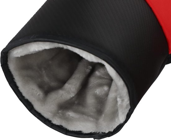 Handmoffen-Handmoffen Scooter-Waterdichte en koudebestendige fietsstuur handschoenen - ingebouwde fleece voor warmte-Handwarmers Fiets-Fietshandwarmers met reflecterende strips-Geschikt voor fietsen, Scooter, sneeuwscooters — afbeelding 4