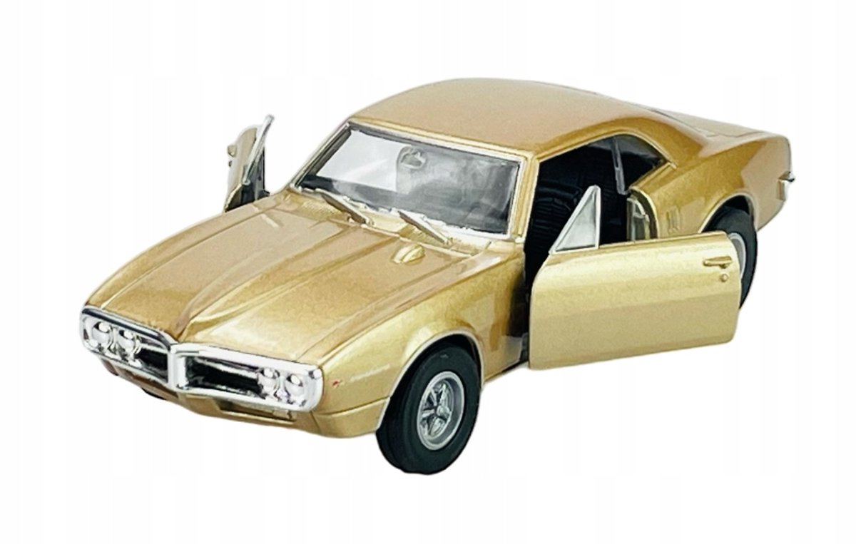 Welly 1967 Pontiac Firebird Gouden Metalen Modelauto 1:34