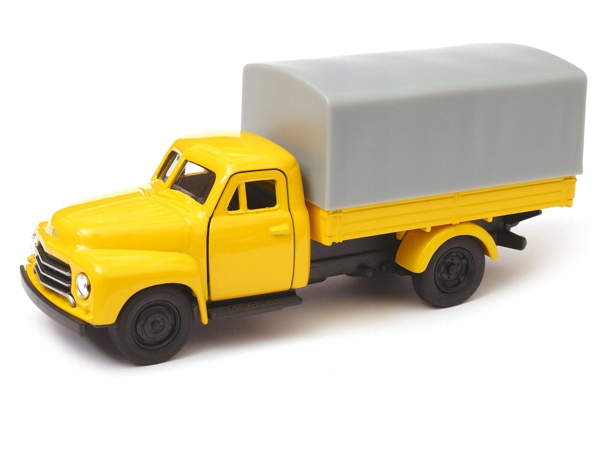 Welly Opel Blitz Plandeka Vrachtwagen Modelauto Geel 1:34-39