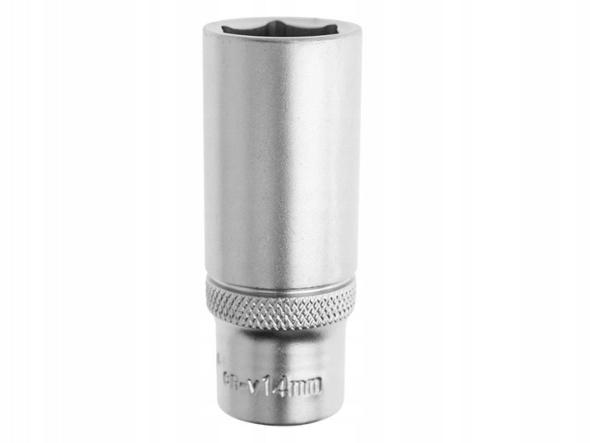 Lange 1/4" zeskantdop 50 mm - 14 mm