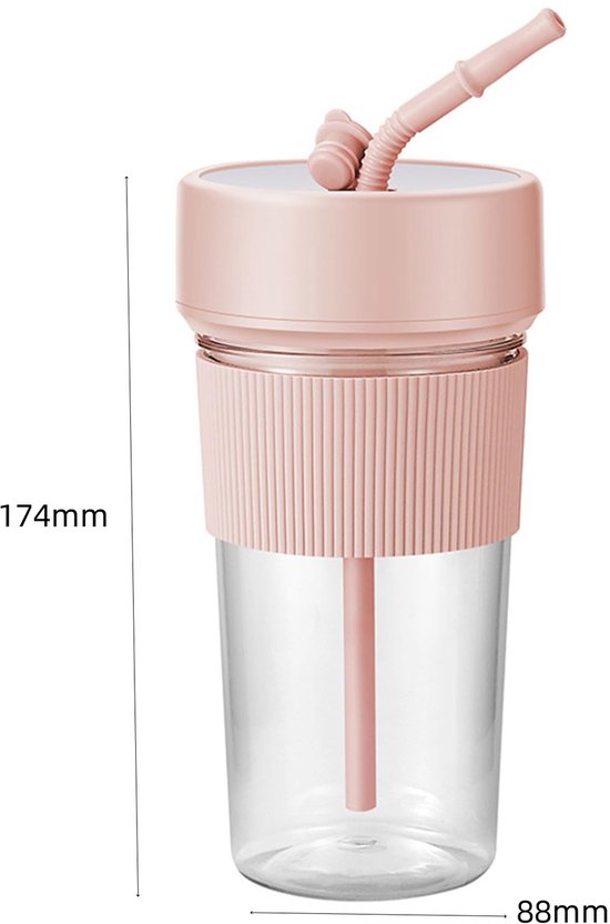 Ynkkvre -USB Blender 350 ml - Compact en Handzaam, Perfect voor Reizen, Sport en Thuisgebruik van Ynkkvre — afbeelding 2
