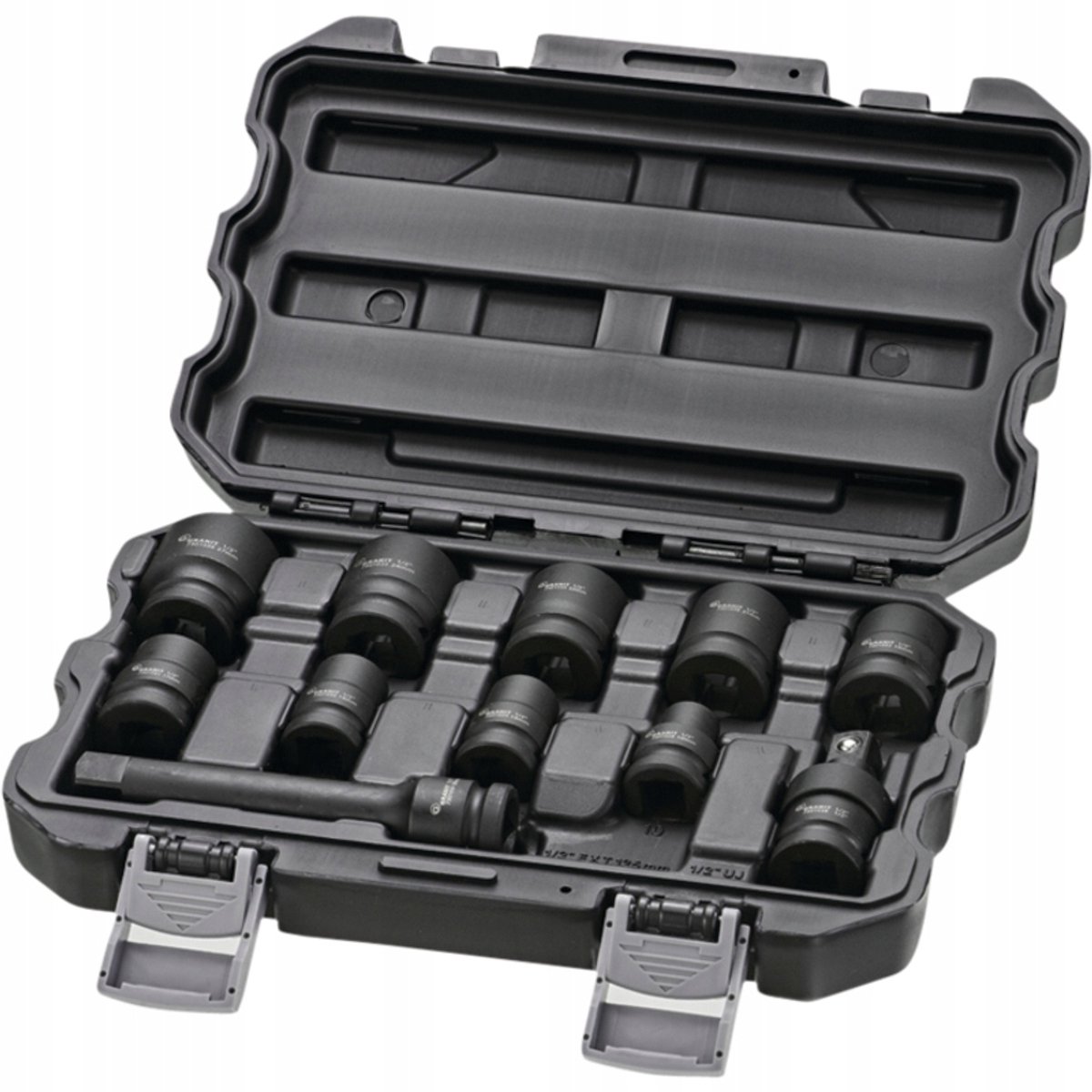 Krachtdoppenset 1/2" Zeskant 11-delig