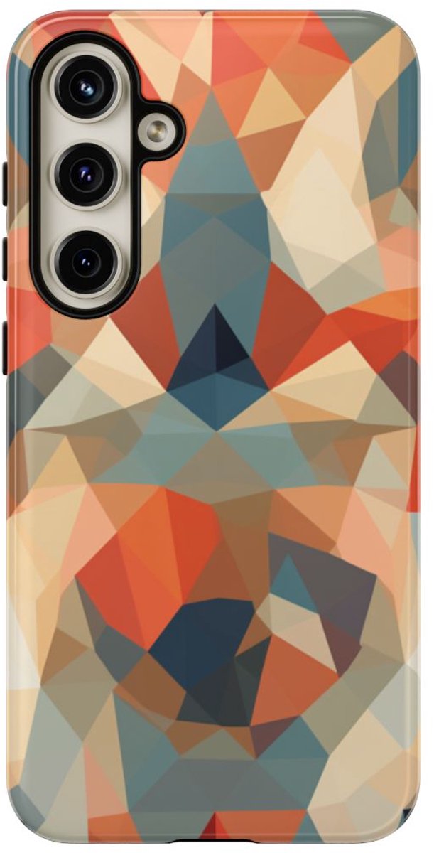 Geometrisch Abstract Patroon – Telefoonhoesje Geschikt voor Samsung Galaxy S24 Plus