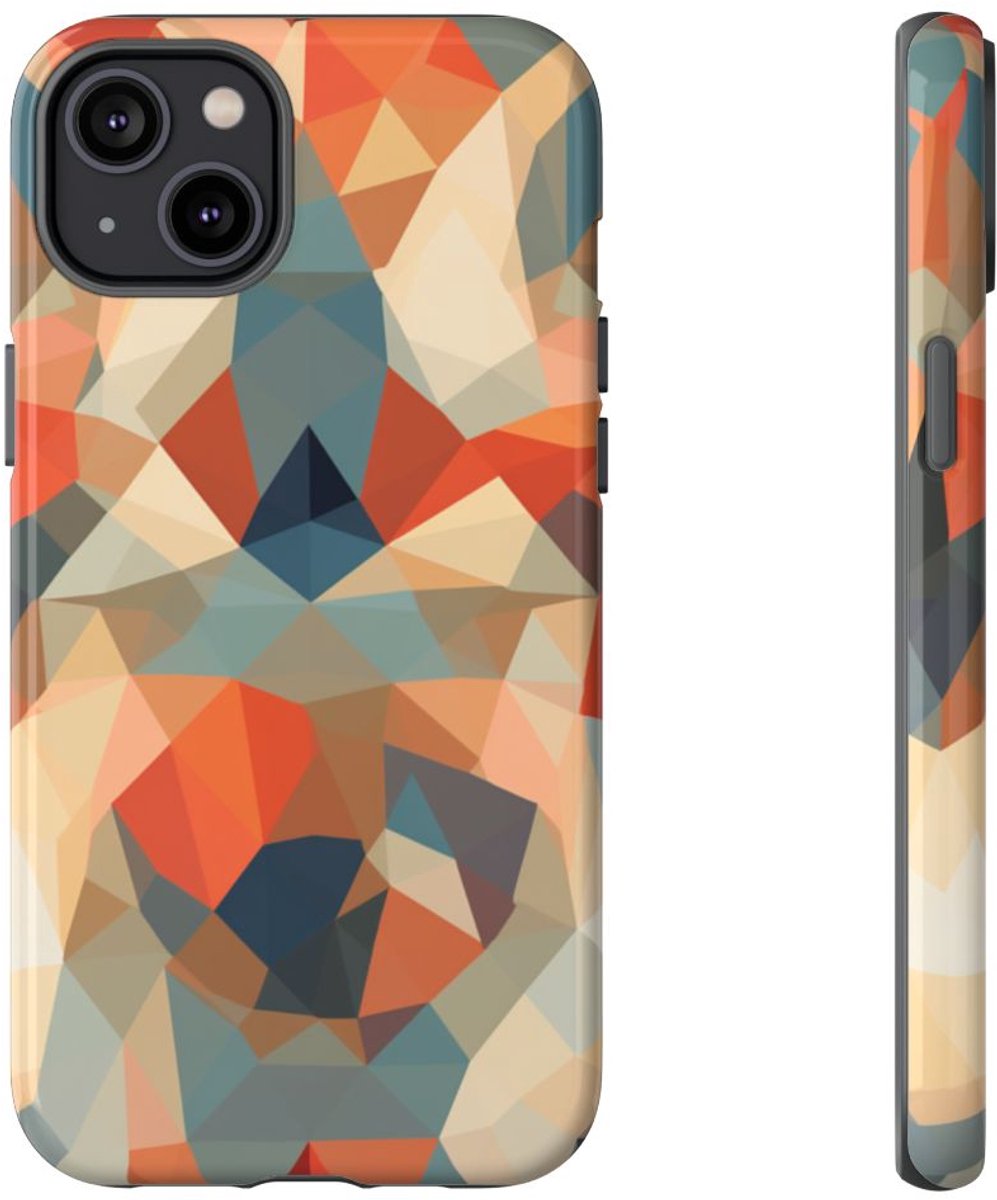 Geometrisch Abstract Patroon – Telefoonhoesje Geschikt voor iPhone 14 Plus