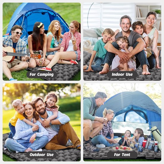Isolerende campingmat - 2 personen - 10 cm dik - 195 x 125 cm - lichtgewicht van Quechua — afbeelding 5