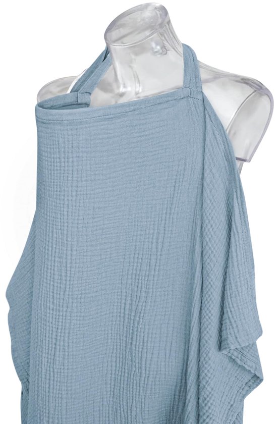 Mousseline Voedingshoes voor Baby Borstvoeding Ademend Borstvoeding Cover up met Booghals voor Vrouwen Voedingsschort Multi-u  1501