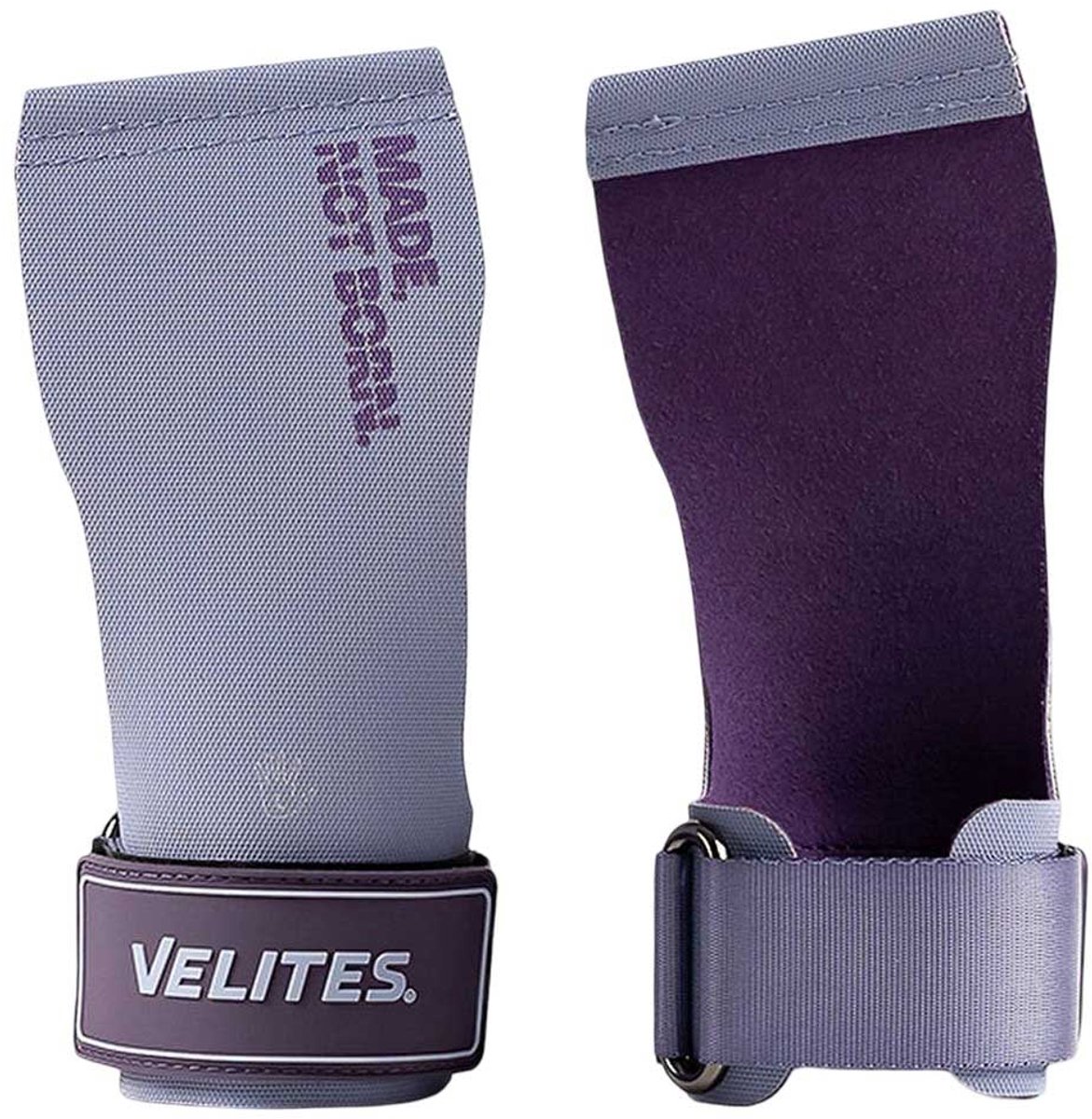 Velites All Terrain Hand Grips – CrossFit Handbeschermers – Met & Zonder Chalk – Purple Lilac – L