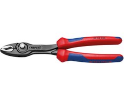 Knipex 22 mm 200 mm TwinGrip® Voor- en zij-grijptang - comfortgreep - capaciteit - 82 02 200