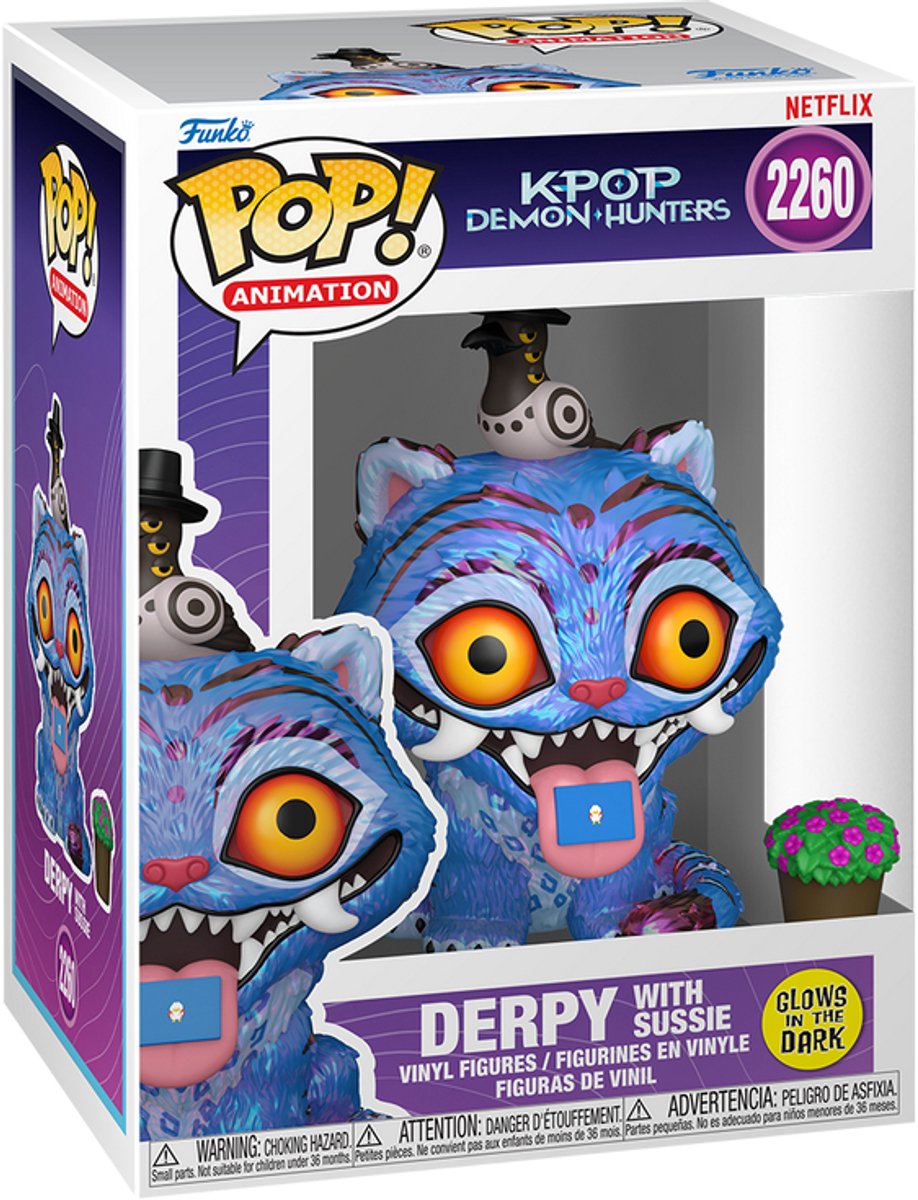 Funko POP Animation: KPop Demon Hunters - Tiger w/ Bird — afbeelding 3