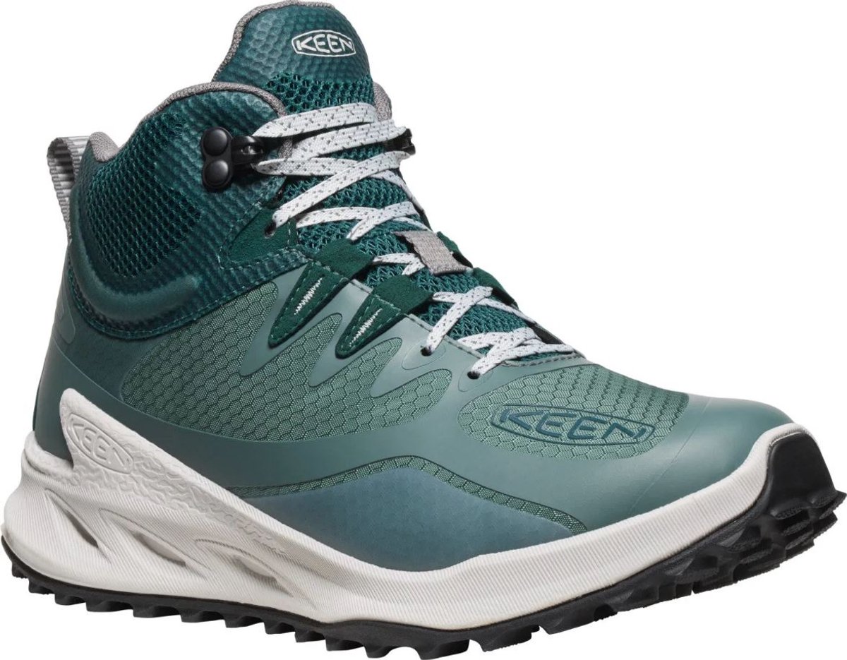 Damesschoenen Keen Wmns Zionic Mid Wp Dark Forest/Sea Moss Blauw