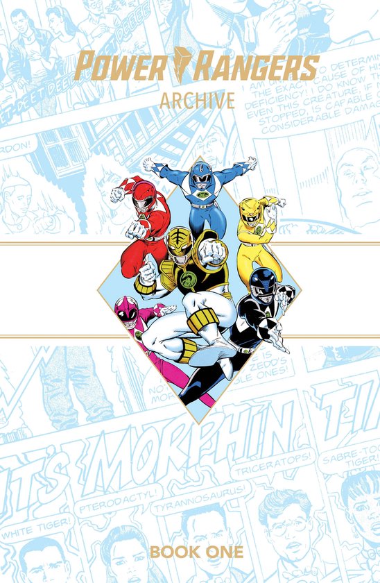 Power Rangers 1 - Power Rangers Archive Book One Deluxe Edit ... - cover