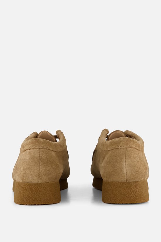 CLARKS WallabeeEVOSh Dames Veterschoenen - Suede - Beige