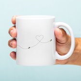 Grande Tasse Café Céramique 700ml Avec Fourchette - Bol Ramen Soupe Muesli