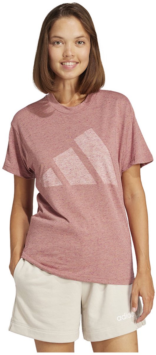 Adidas Essentials Winners T-shirt Met Korte Mouwen XS Vrouw Wit