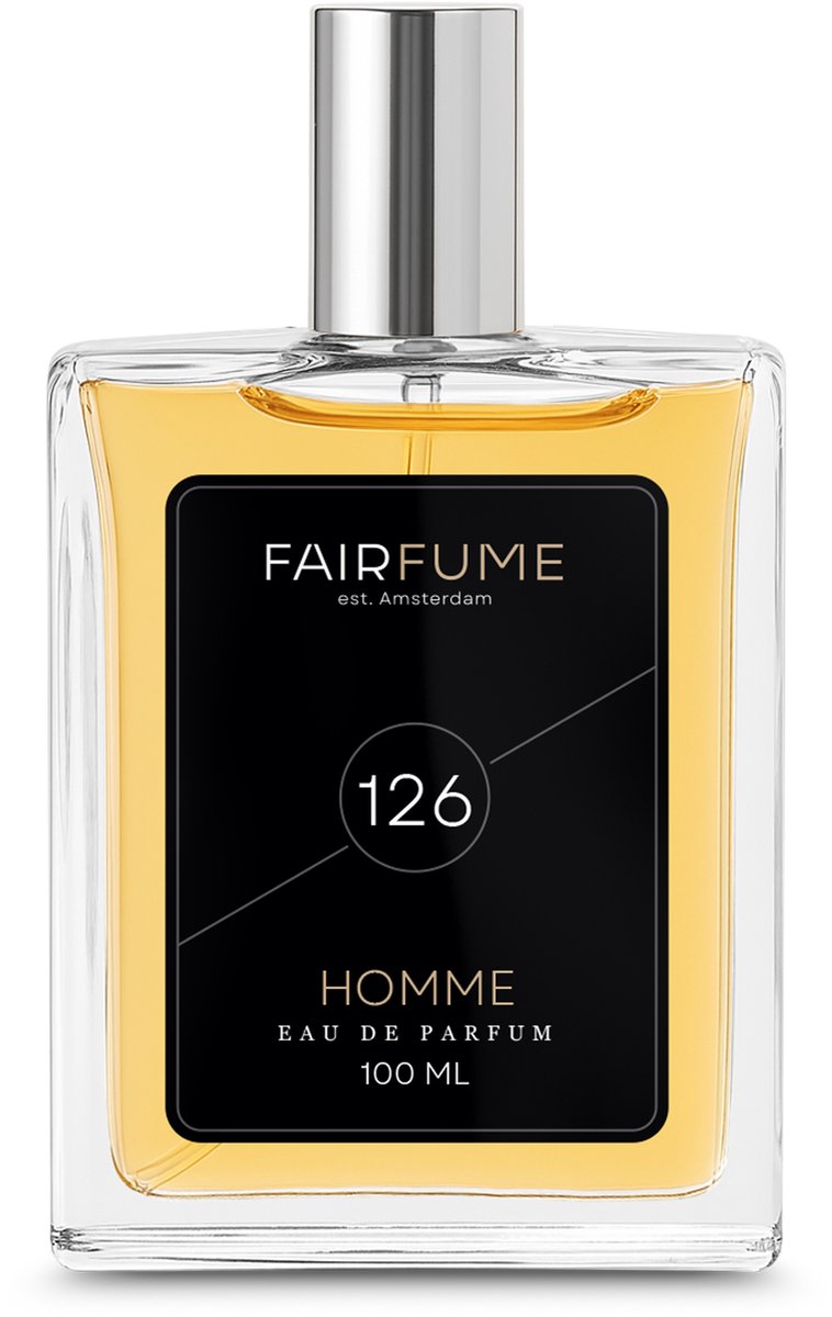 Fairfume - Parfum voor Heren - No. 126 - Geïnspireerd op Designer Parfum - 100ml - Cadeau Heren