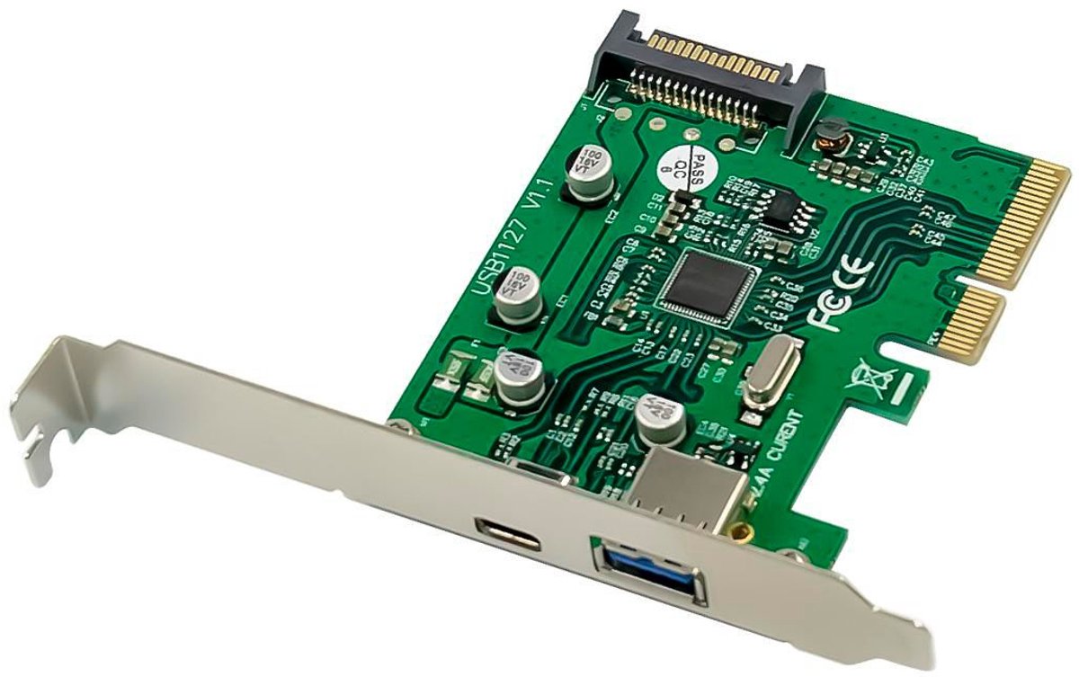 Microconnect MC-PCIE-ASM1142-CA interfacekaart/-adapter USB 3.1 Intern