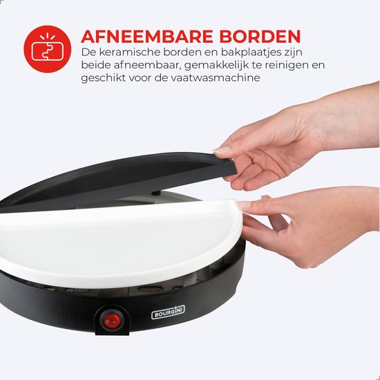 Afneembare borden, zwart met witte rand, worden eruit gehaald.
