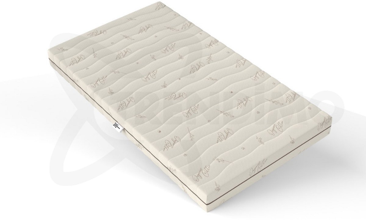 Topper Organic Cotton Topmatras - 180x200 - Topper Matras Hybrid Koudschuim Organic - Topdekmatras - 9cm - Orthopedisch - 4 Seizoens Topper Hotel XL - Anti Bacterieel Organic Cotton