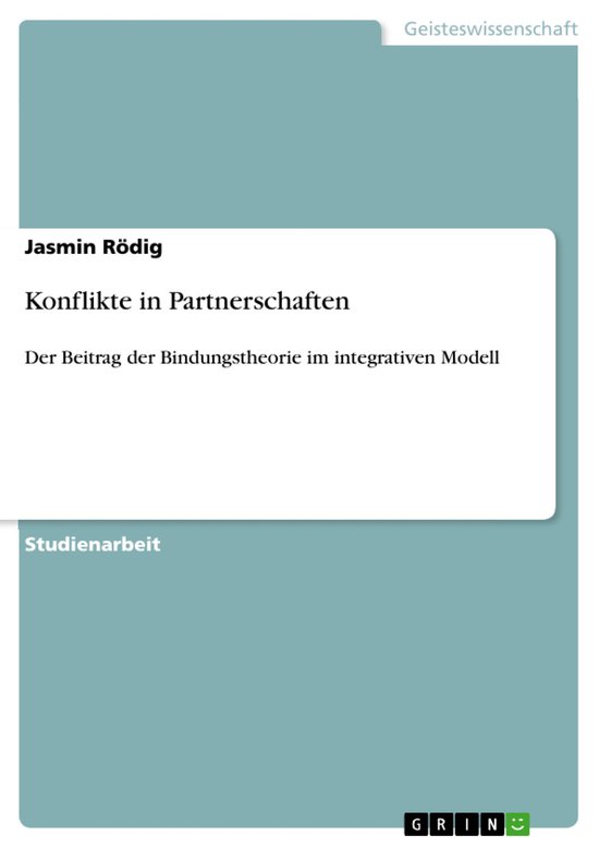 Konflikte in Partnerschaften - cover