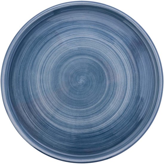 Assiette Mano 28 centimètres Ø - Bleu-Gris
