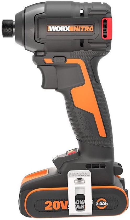Accu-slagschroevendraaier 20V met borstelloze motor, 200Nm koppel, 3 snelheden en 2 modi