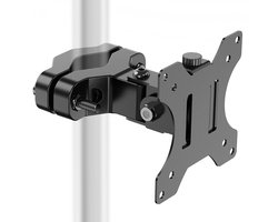 Ibenzoa® Volledig verstelbare monitorhouder voor buizen van 28-60 mm, geschikt voor 17-32 inch schermen
