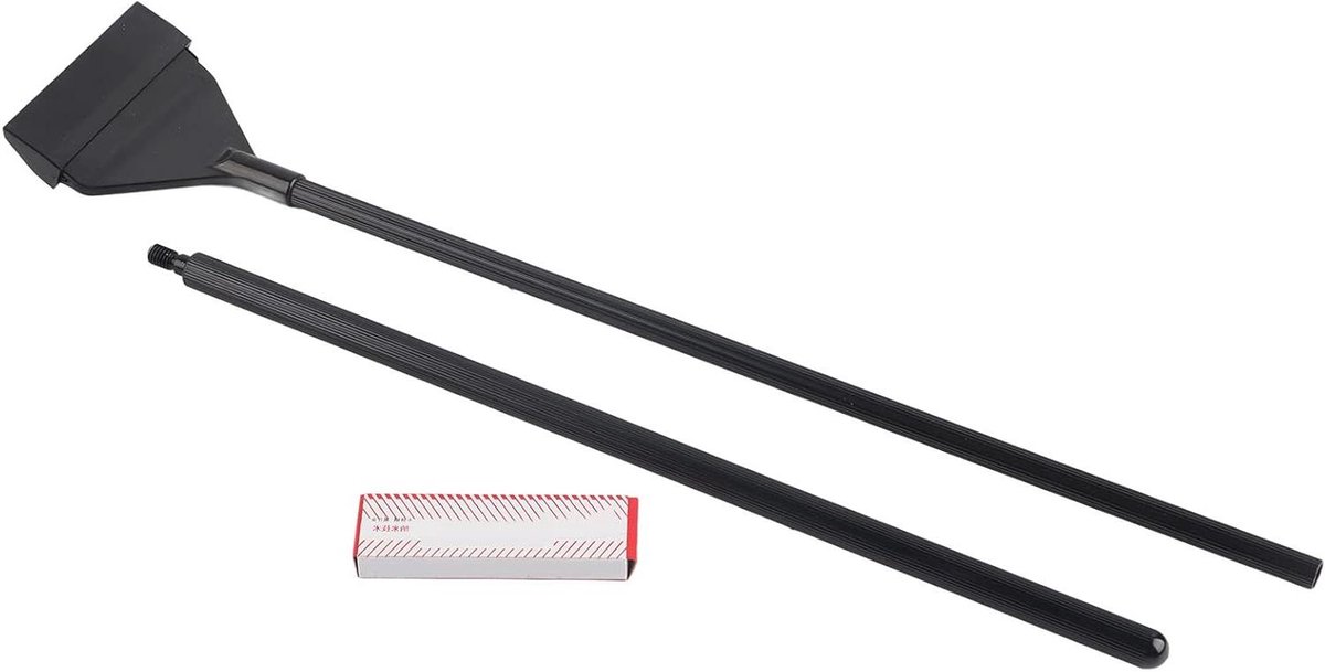 Allecto plus - Metalen Algen Schraper met Verstelbare Handvat | Reiniger Borstel voor Waterman | Lengte Algen Reiniging Tool met 10 Blades | Geschikt voor Visplanten & Glazen Tanks