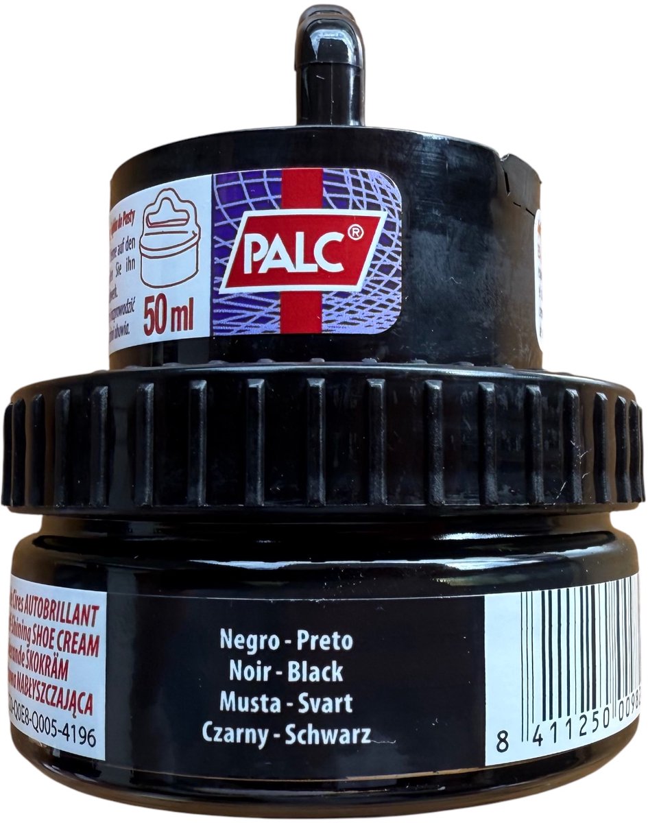 Palc zelfglans schoen creme - zwart