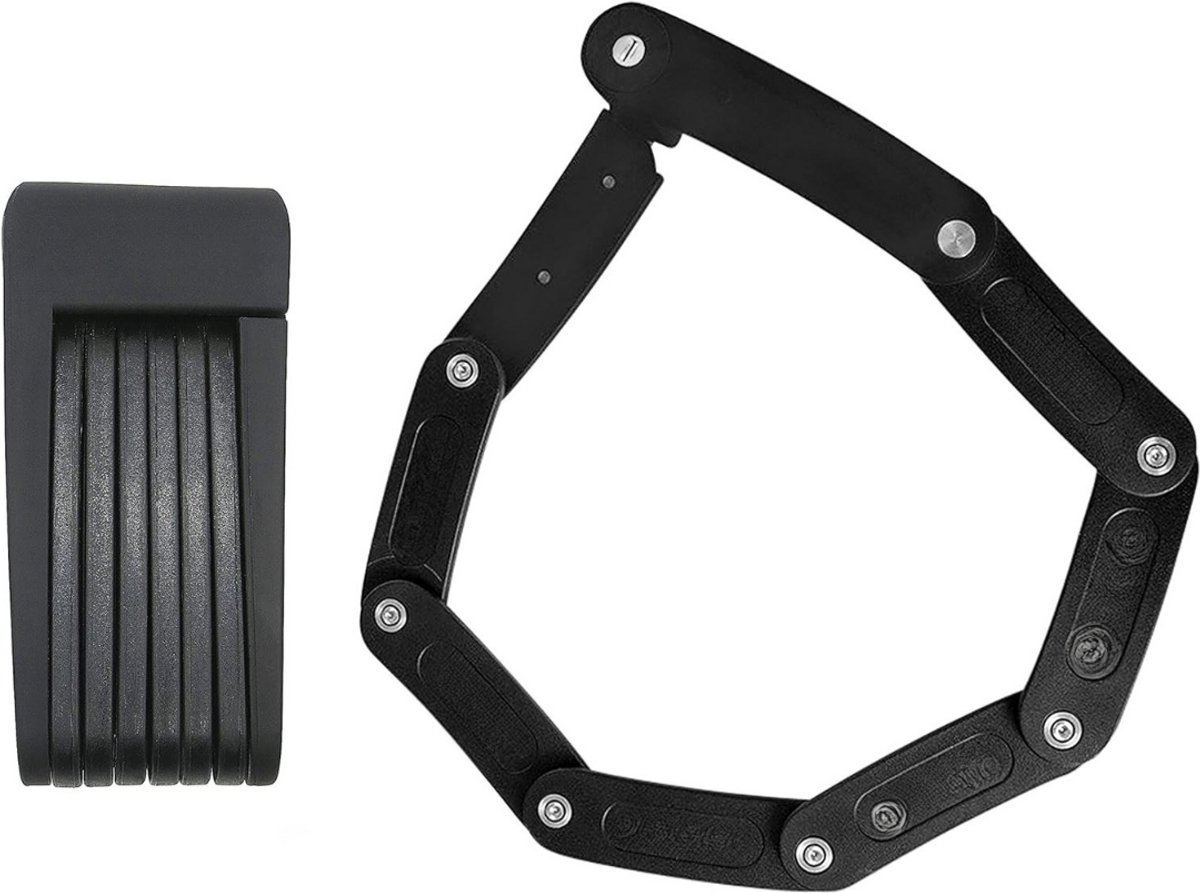 Lexium Vouwslot - Slot voor Electrische Fietsen en Fatbike - Fietsslot - Voor elk type Fiets - Met Houder