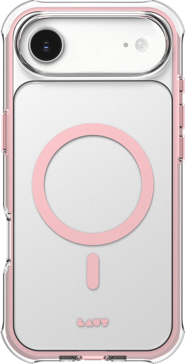 LAUT AERO PROTECT mobiele telefoon behuizingen 16,5 cm (6.5") Hoes Roze, Transparant