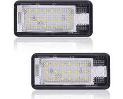 EXCITAT Verlichting - Kentekenplaatverlichting - LED-verlichting - Auto-onderdelen - Geschikt voor Audi A3 S3 A4 S4 A6 C6 A8 S8 Q7