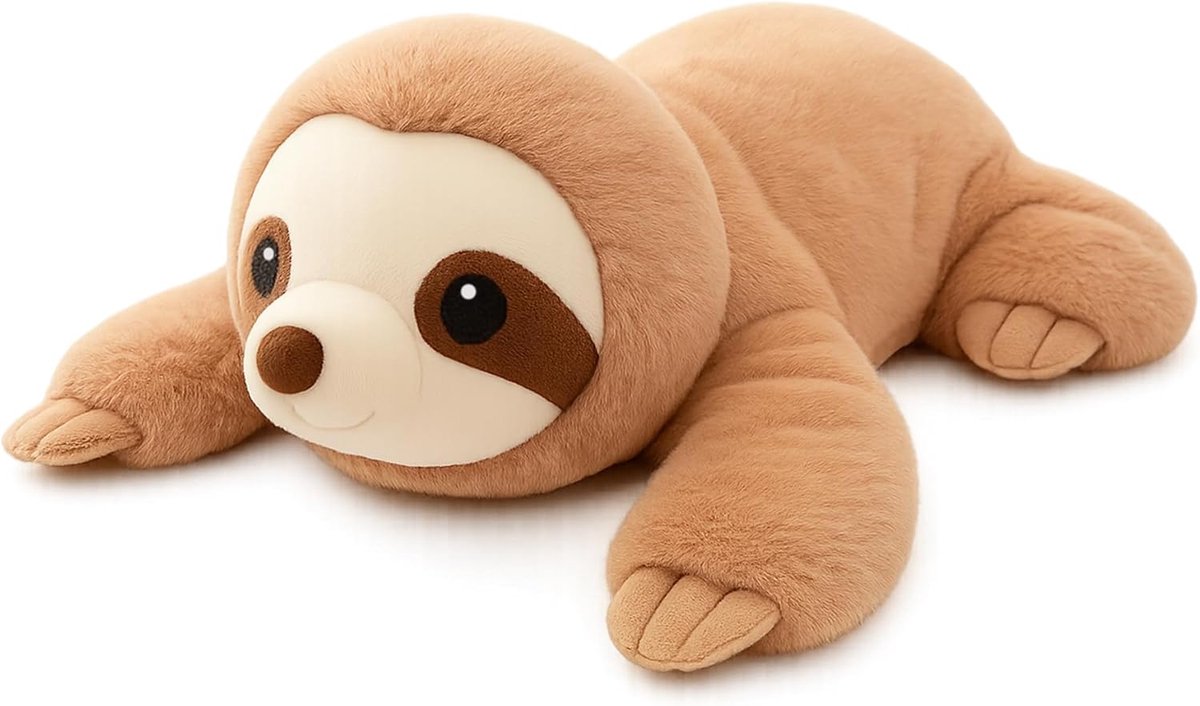 Cuhostki-1-Stuk-Lief-Knuffelkussen-Luiaard-Lichaamskussen-Zijslaapkussen-Knuffelbaar