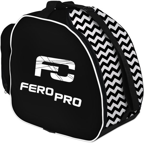 FEROCITY - Premium skischoentas - Skitas met uitneembaar meshvak - Kleur Zig Zag