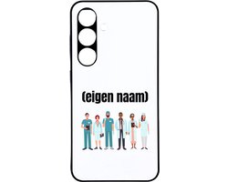Hacebo® - doktoren team met eigen naam telefoonhoesje - Dokter - iemand die dokter is - telefoonhoesjes - ziekenhuis - zuster - verjaardag - cadeau - kado - hoesje geschikt voor Samsung Galaxy S24