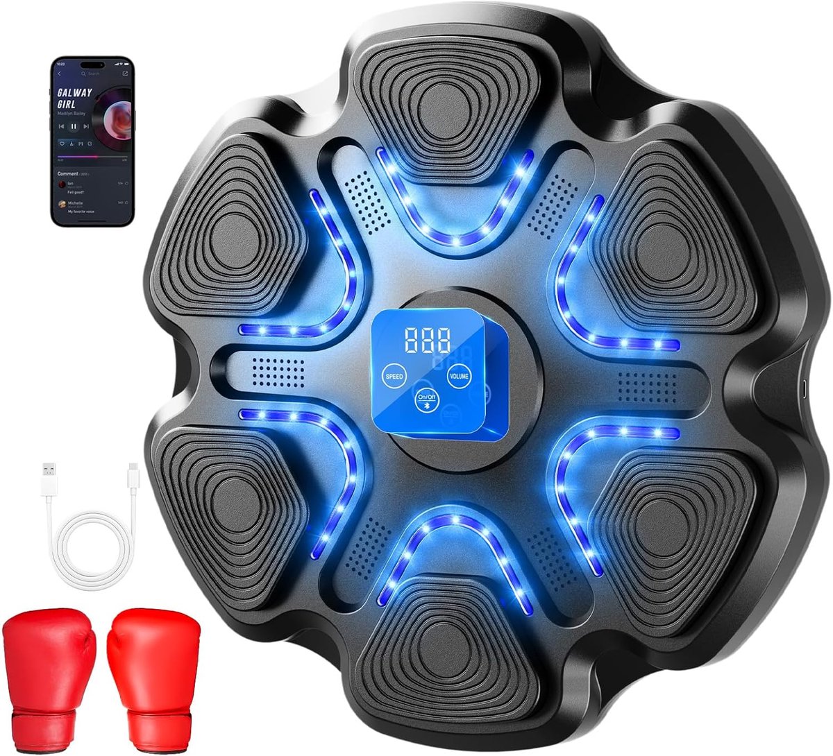 Muziek Boxing Machine - LED Licht Synchronisatie, Bluetooth Ondersteuning