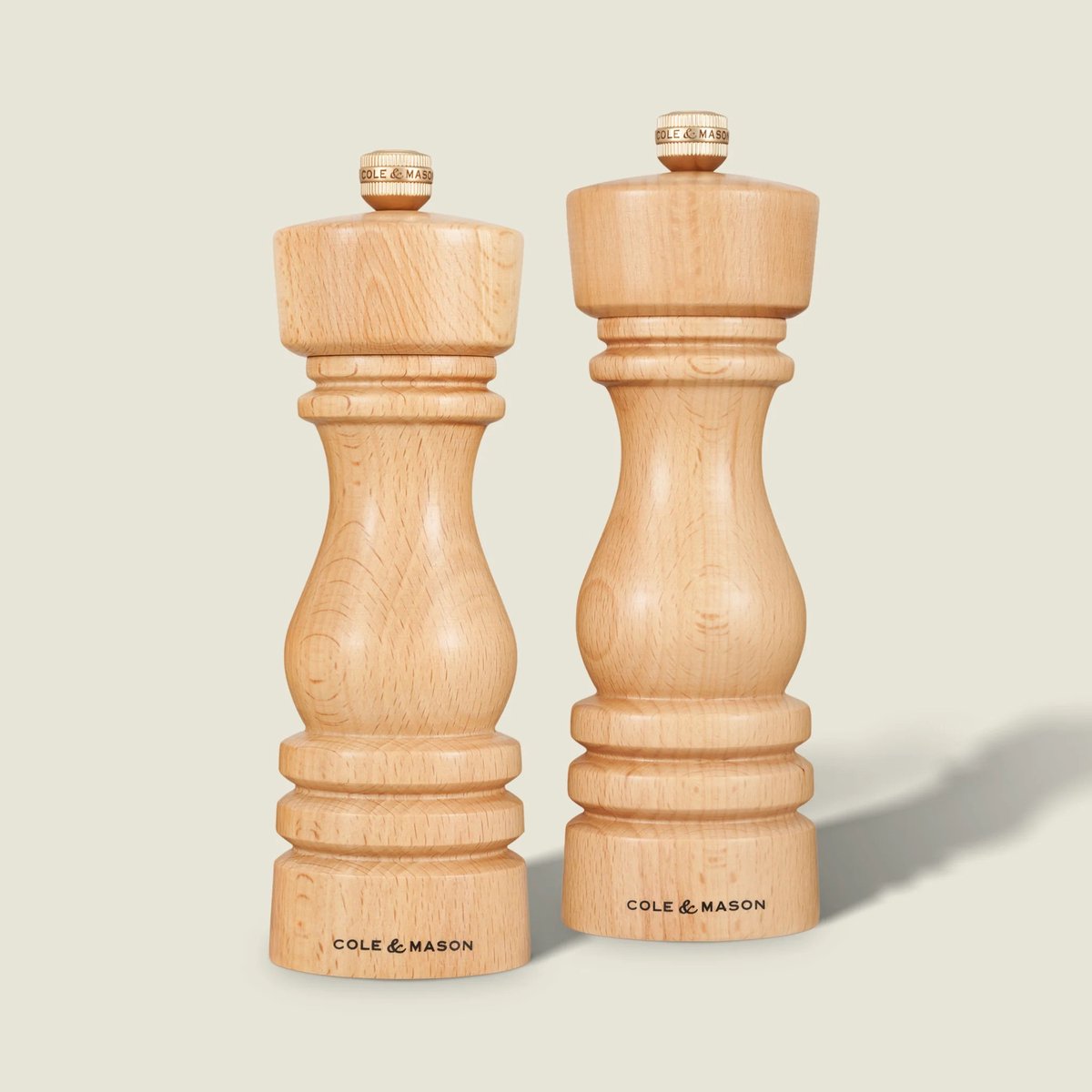 Cole & Mason London Beech Peper- & zoutmolen - 18cm
