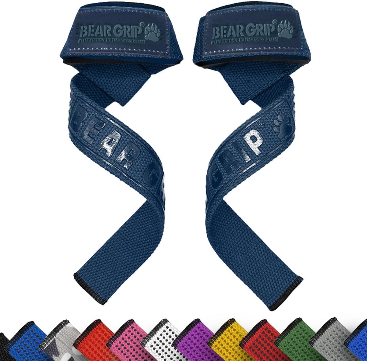 Neopreen Gewatteerde Gewichtheffen Bandjes - Extra Lange Heavy Duty Gym Accessoires voor Mannen en Vrouwen