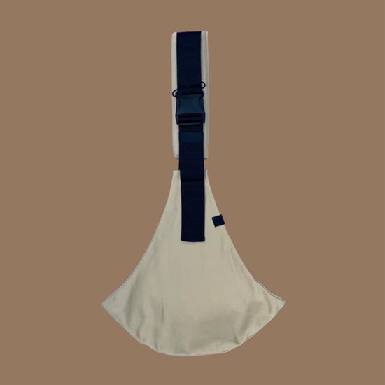 Draagzak - Creme - Heupdrager - Baby - Kind - Draagdoek - Ergonomische Baby Sling Draagzak – Eénschouder – Comfortabel & Veilig