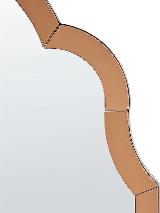 NORVILLE - Miroir mural - Koper - 60 x 89 cm - MDF