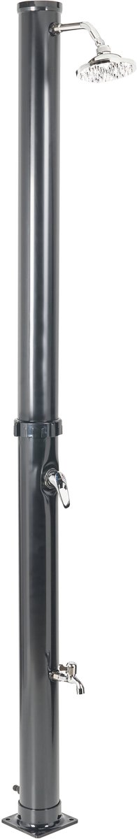 ELQUI - Buitendouche op zonne-energie - Zwart - PVC