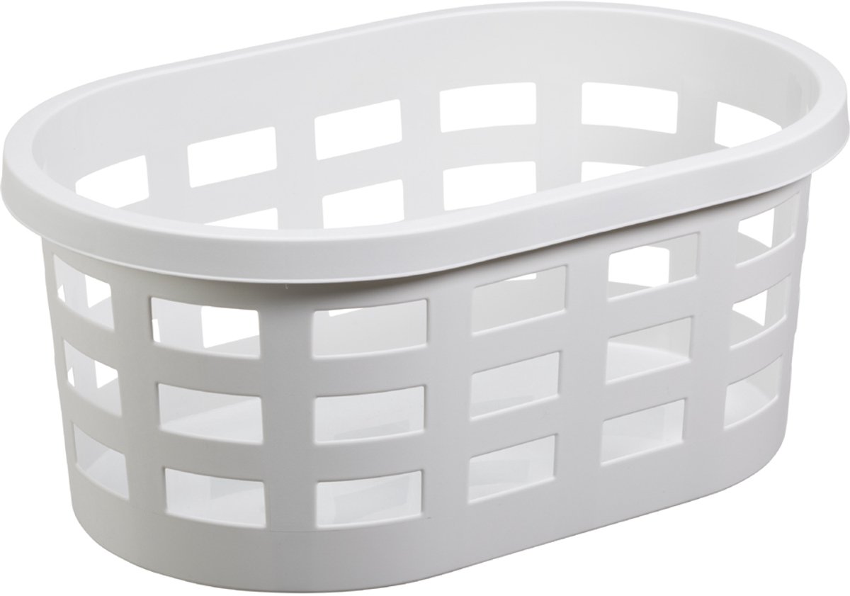 plast team wasmand Boston, wit, 36,8 liter