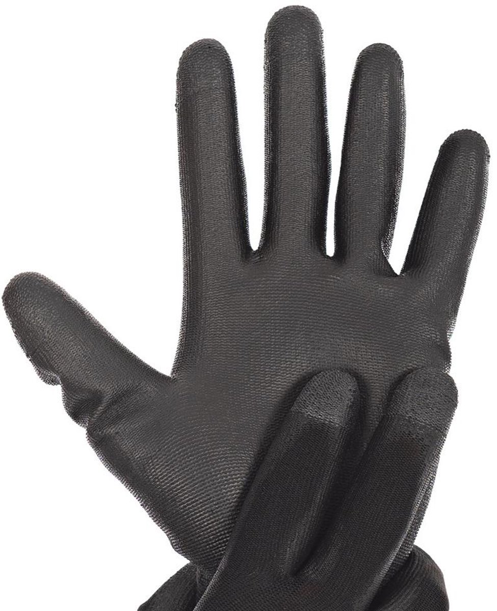 HYGOSTAR touchscreen werkhandschoenen BLACK ACE TOUCH, maat M