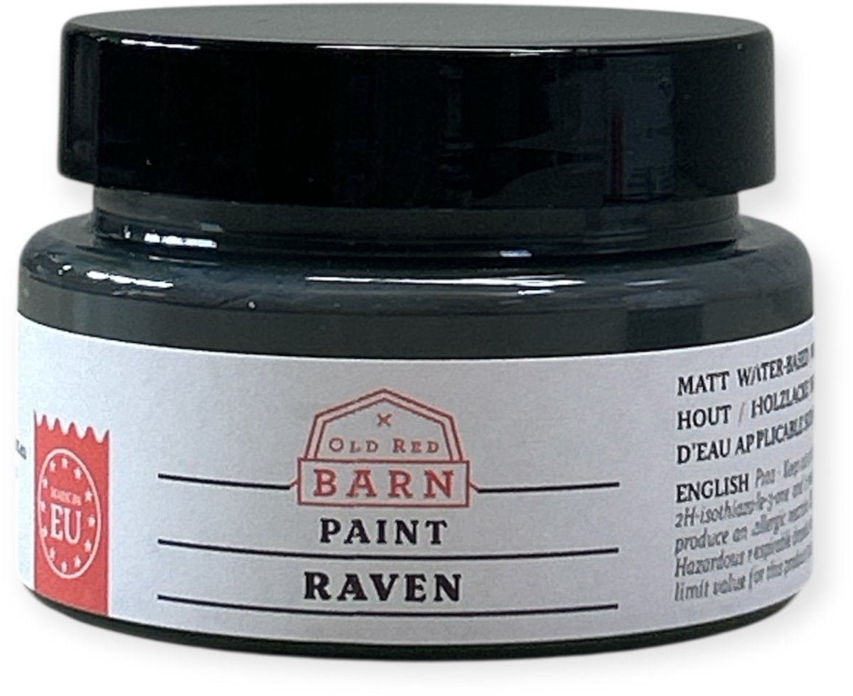 Old Red Barn Paint - Meubelverf - Raven - 75 ml - ORB Paint -