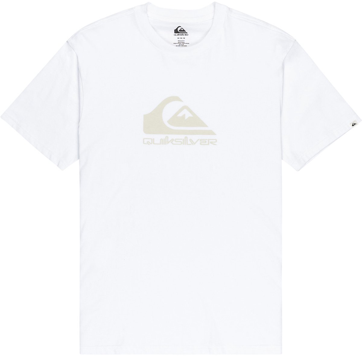 Quiksilver Evo Comp Logo T-shirt Met Korte Mouwen 2XL Man Wit