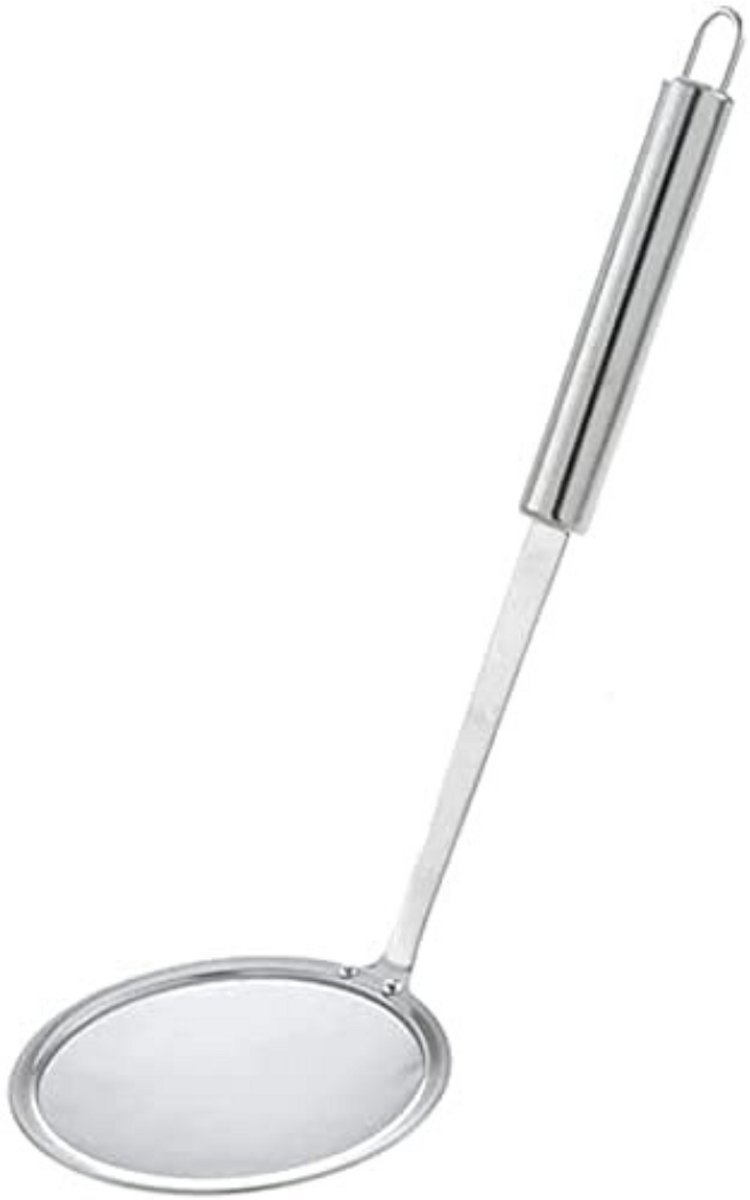 Thuys – Frituurschep – Schuimspaan – Frietschep – 5cm x 2cm x 5cm – Zilver